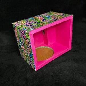 Lilly Pulitzer Pink and Multicolor Storage Box